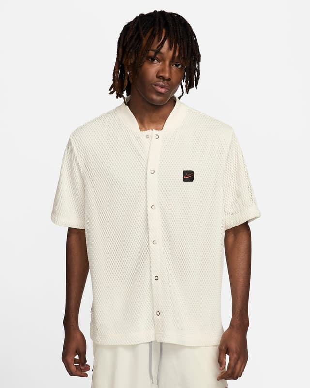 Camisa de básquetbol de manga corta Dri-FIT para hombre